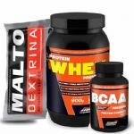 Kit - Protein Whey Premium Series 900g Chocolate + Maltodextrina 1000g Refil A�a� C/ Guaran� + Bcaa Premium - 120 Tabletes - New Millen