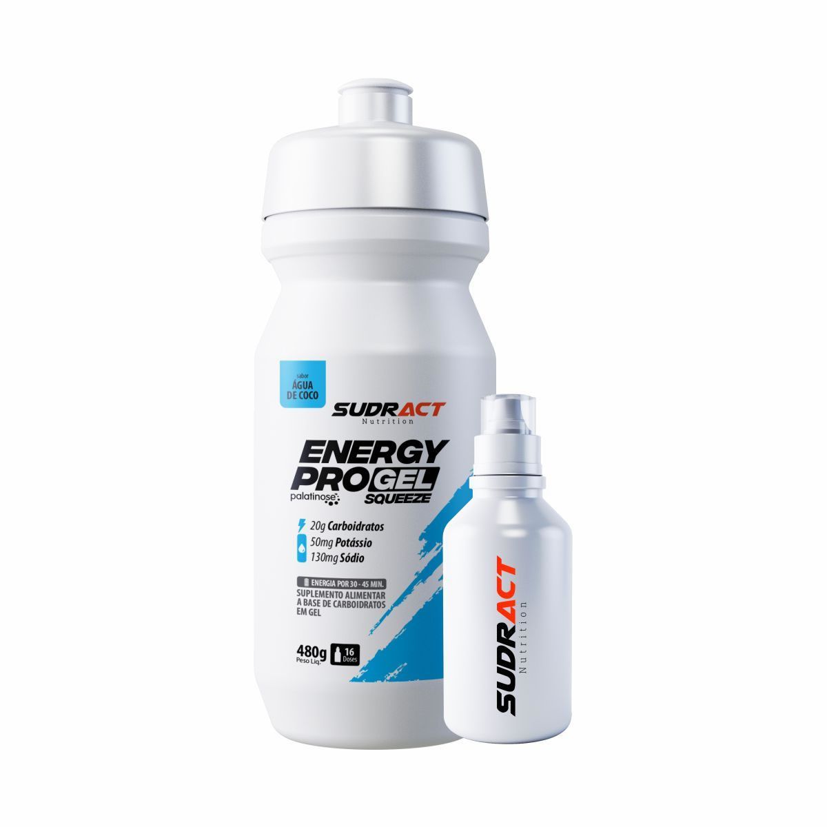 Kit Energy Pro Gel + Mini Squeeze- 480g �gua de Coco - Sudract Nutrition