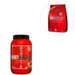 Kit Super Whey Reforce Chocolate 907g + Nutri Whey Protein Morango 907g Refil - Integralm�dica