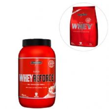 Kit Super Whey Reforce Morango 907g + Nutri Whey Protein Baunilha 907g Refil - Integralm�dica