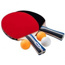 Kit T�nis de Mesa - 2 Raquetes e 3 Bolas - Vollo Sports