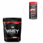 Kit Whey ON 100% of Protein from Whey Refil - 837g Baunilha + Lipo 6 Black Powder Brazil - Nutrex