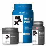 Kit Whey Pro - 1000g Baunilha + Creatina 150g + BCAA 2400 60 C�ps- Max Titanium