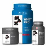 Kit Whey Pro 1kg Morango + BCAA 2400 60 C�ps + Creatina 150 g - Max Titanium