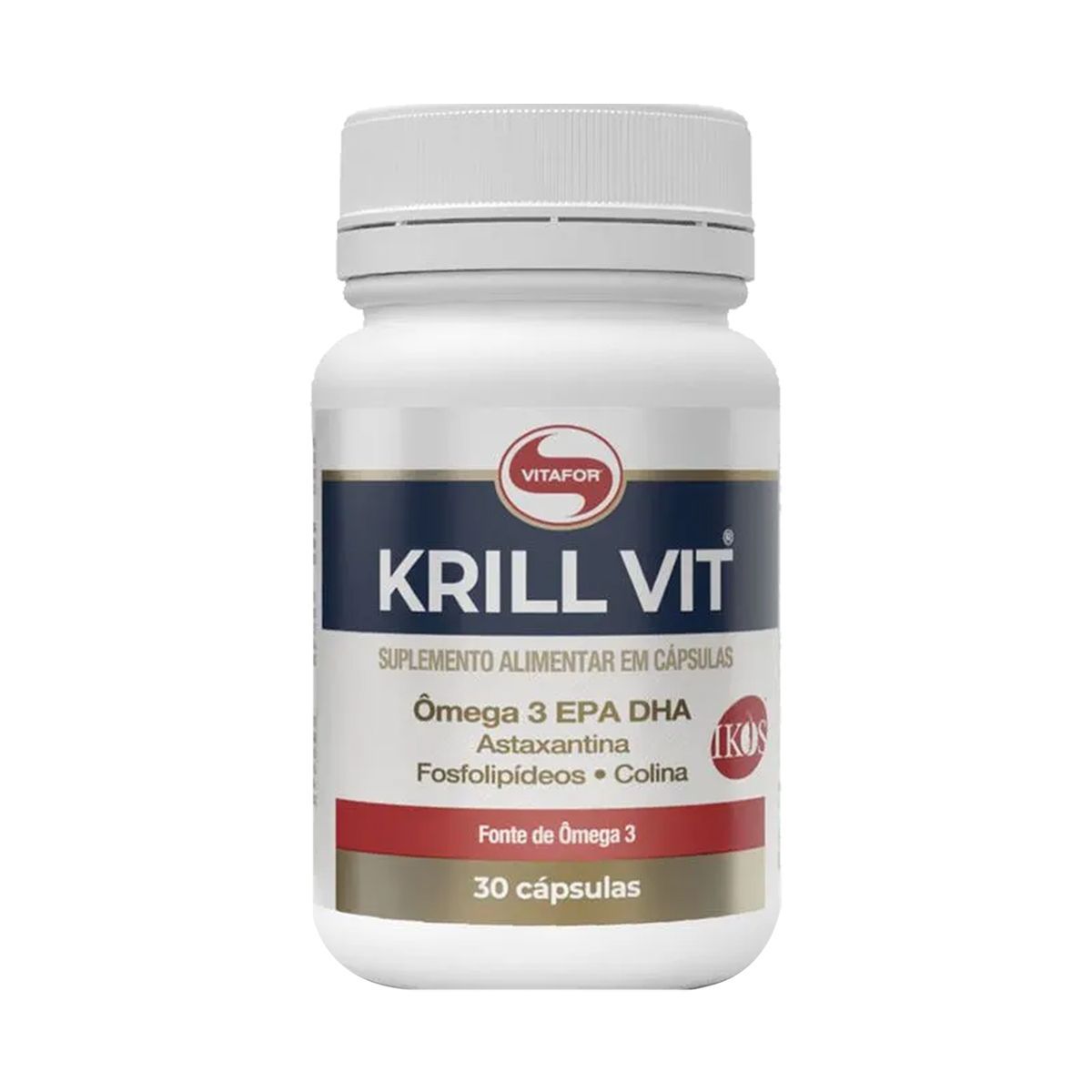 Krill Vit �leo de Krill - 30 C�psulas 500mg - Vitafor