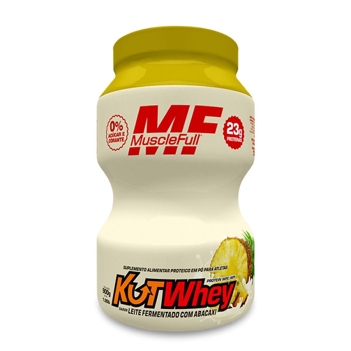 Kut Whey - 900g Leite Fermentado com Abacaxi - MuscleFull
