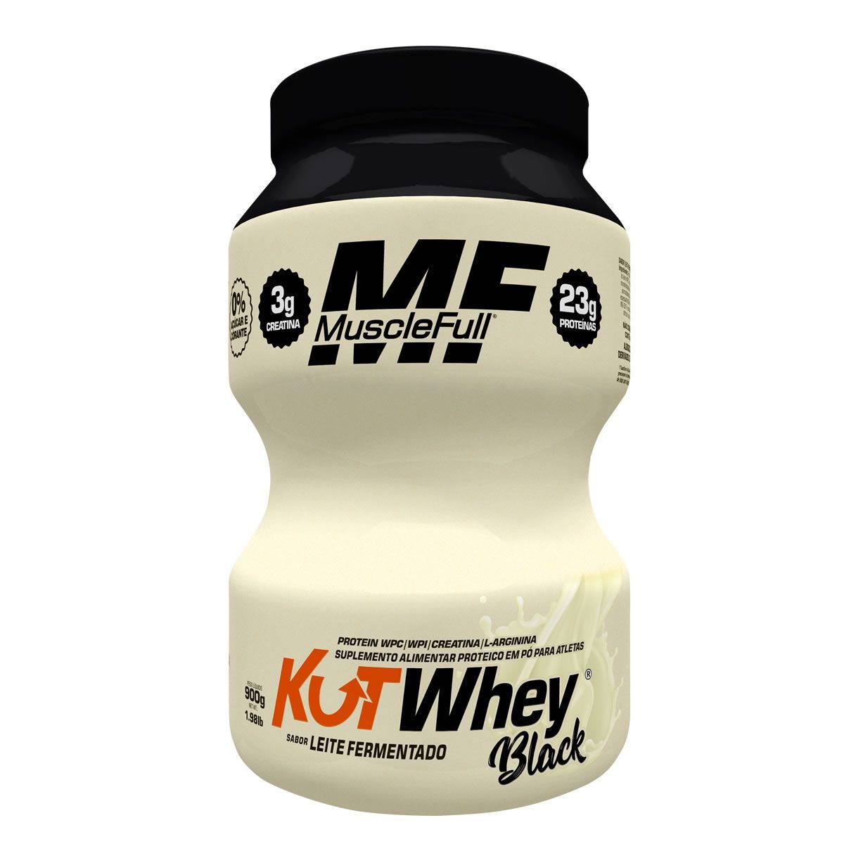 Kut Whey Black  - 900g Leite Fermentado - MuscleFull