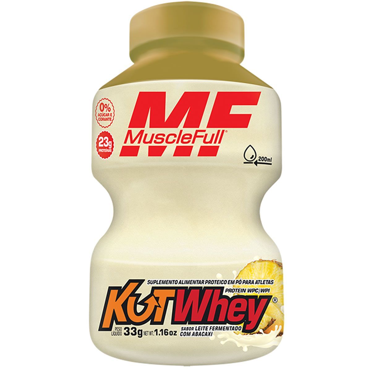 Kut Whey Mini - 33g Leite Fermentado com Abacaxi - MuscleFull