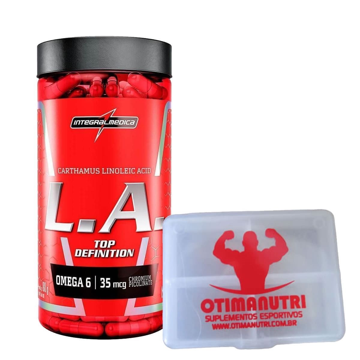 L.A. Top Definition - 120 c�psulas + Porta C�psula - Integralm�dica