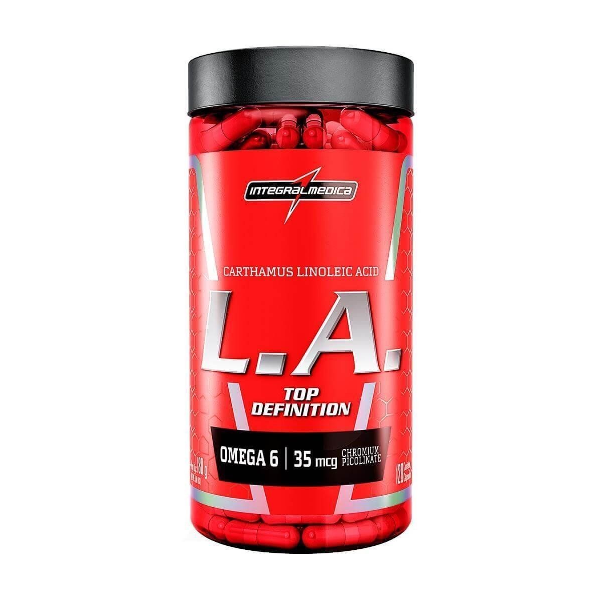 L.A. Top Definition 9000 com Cromo - 120 C�psulas - IntegralM�dica*** Data Venc. 30/01/2023