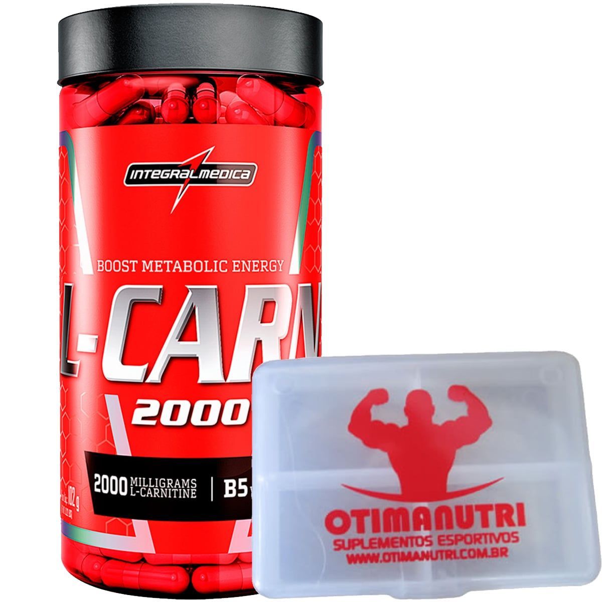 L-Carn - 120 c�psulas + Porta C�psula - Integralm�dica