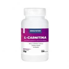 L Carnitina - 120 C�psulas - NewNutrition***EMBALAGEM AVARIADA***