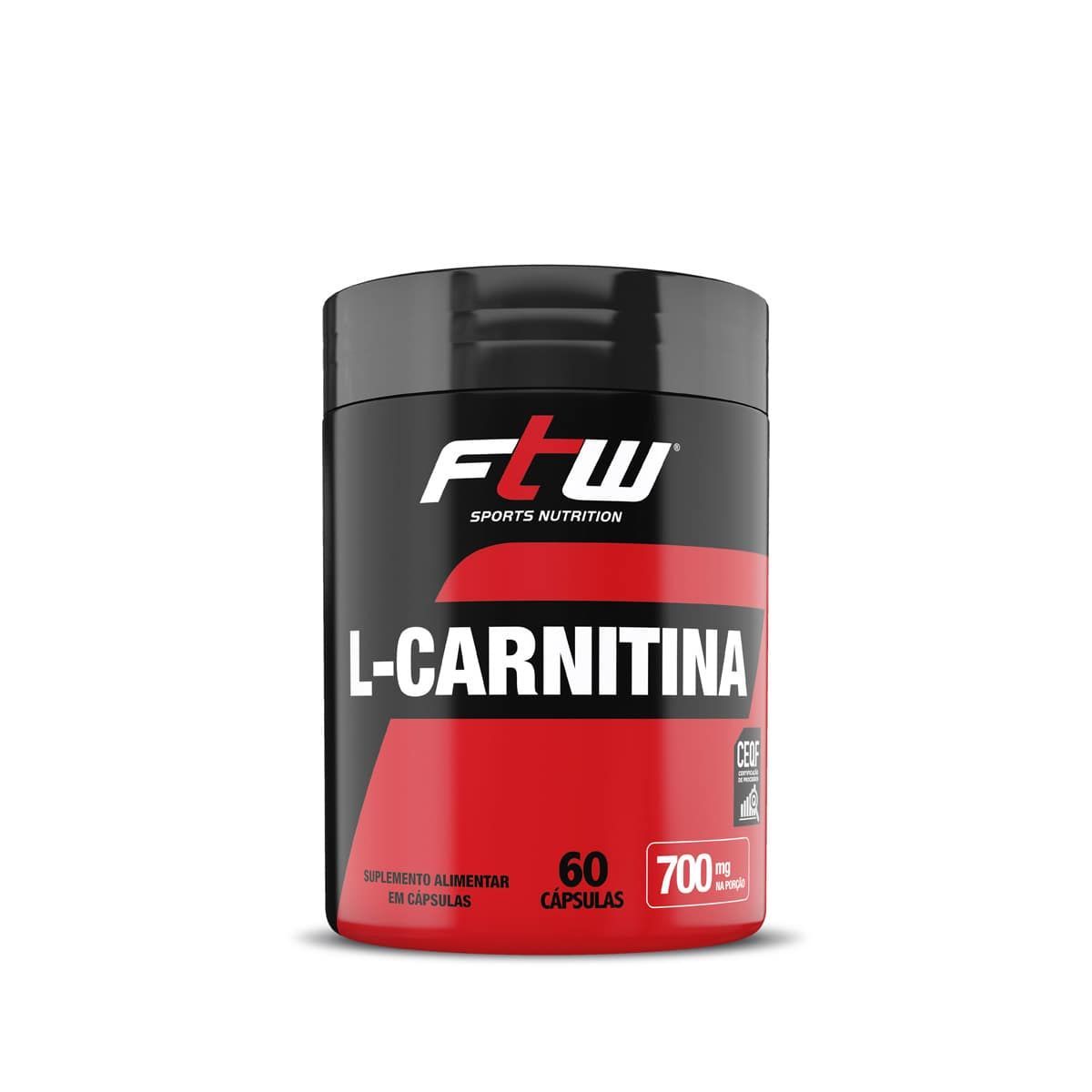 L-Carnitina - 60 C�psulas - FTW