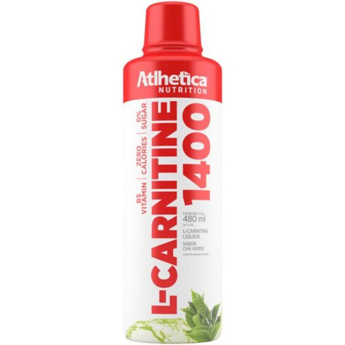 L-Carnitine 1400 - 480ml Ch� Verde - Atlhetica Nutrition*** Data Venc. 28/08/2020