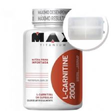L-Carnitine 2000 - 120 c�psulas + Porta C�psulas transparente - Max Titanium