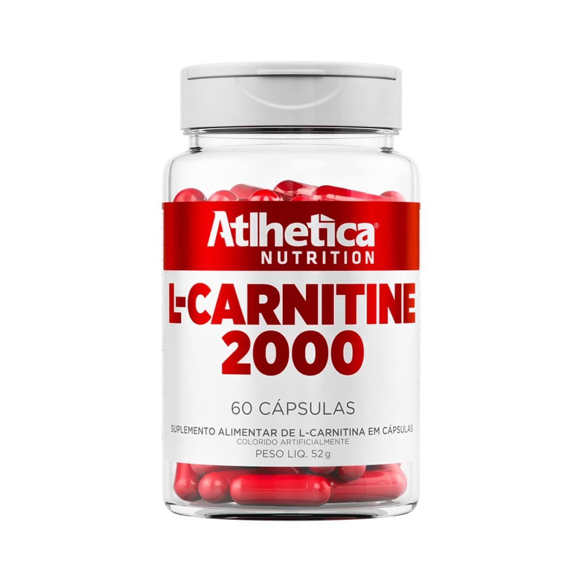 L-Carnitine 2000 - 60 C�psulas - Atlhetica Nutrition