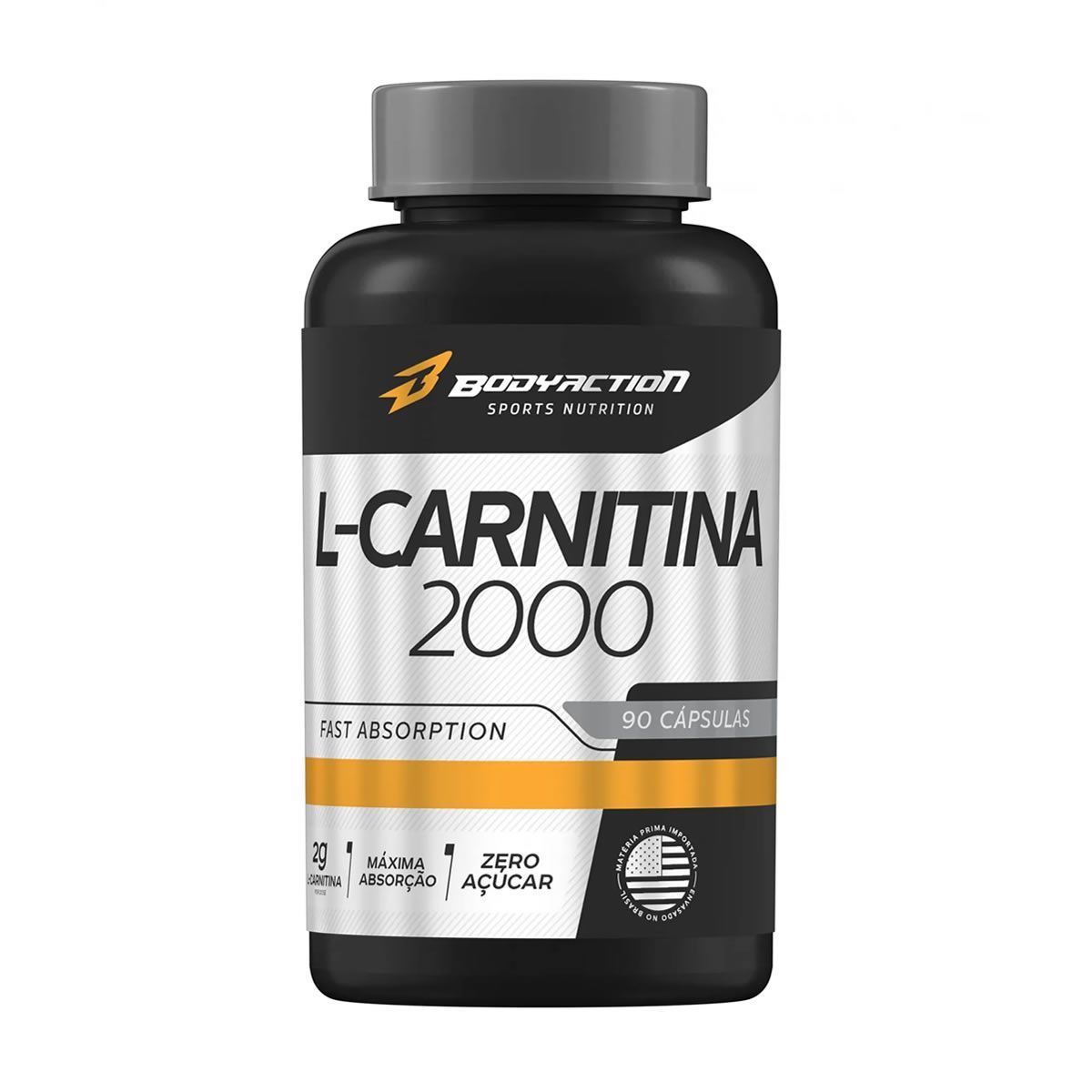 L-Carnitine 2000 - 90 C�psulas - BodyAction