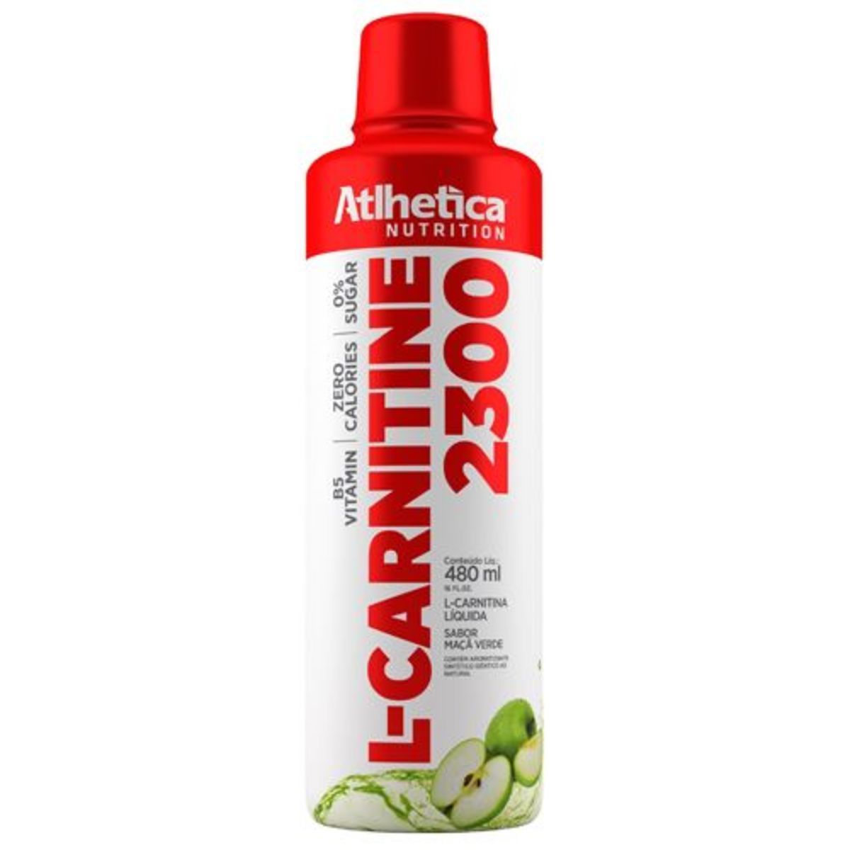 L-carnitine 2300 - 480ml Ma�� Verde - Atlhetica Nutrition*** Data Venc. 23/02/2023