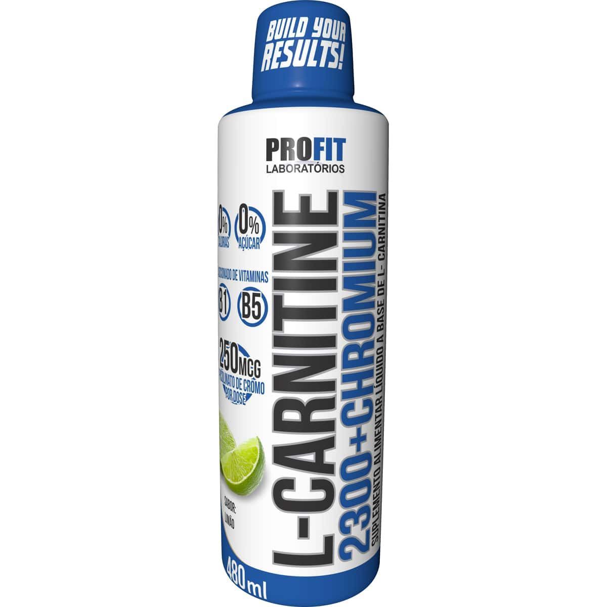 L-Carnitine 2300+Chromium - 480ml Lim�o - ProFit