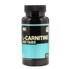 L-Carnitine 500MG - 60 Tablets - Optimum Nutrition