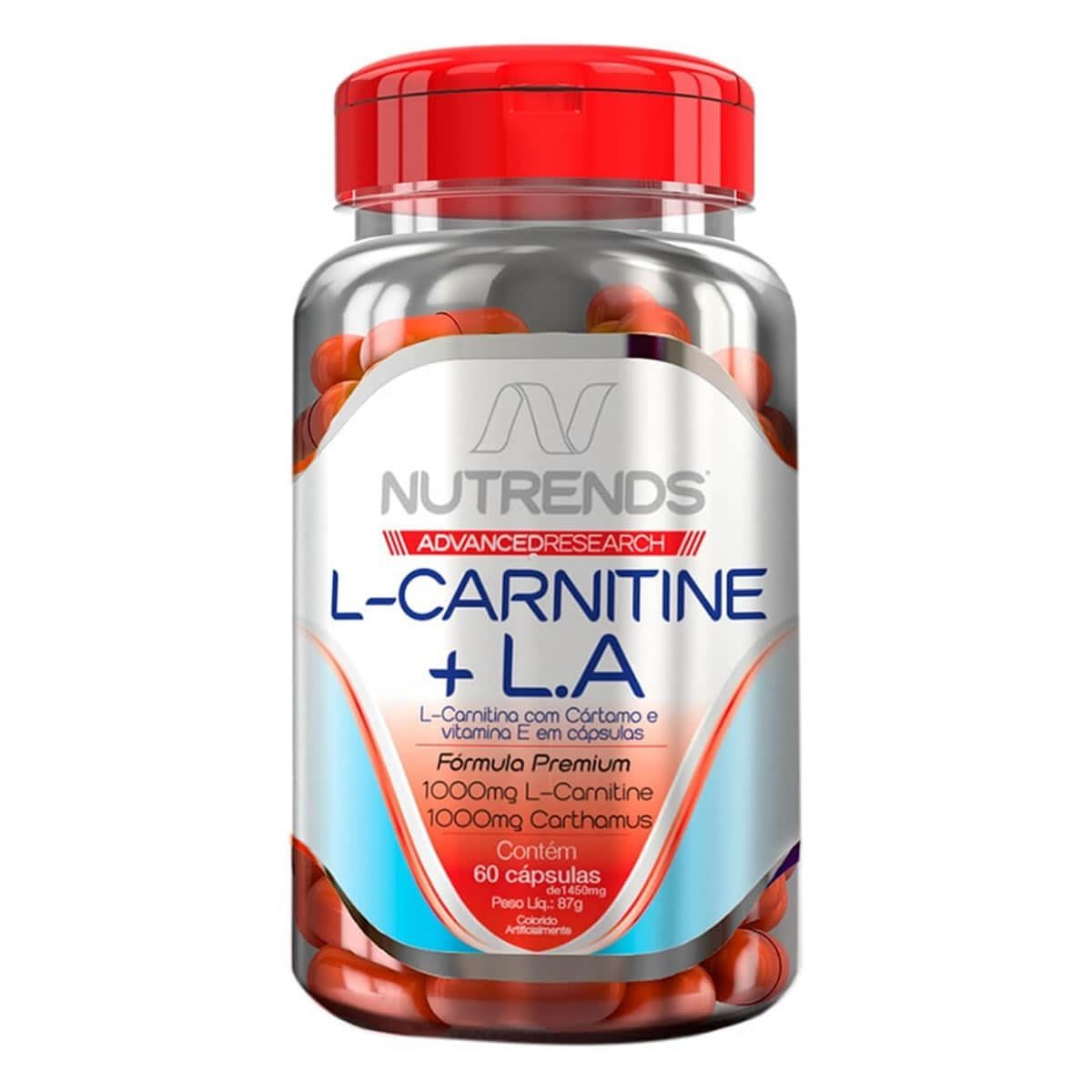 L-Carnitine + L.A + Cromo 1000mg -60 C�psulas - Nutrends