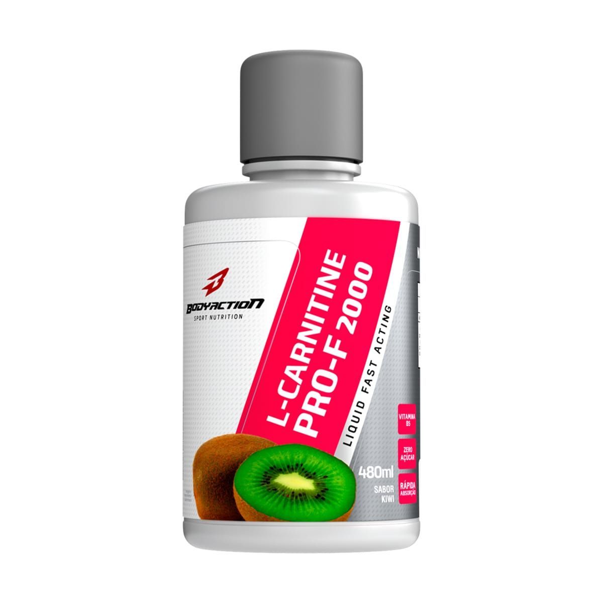 L-Carnitine Pure 2000 Pro-F - 480ml Kiwi - BodyAction
