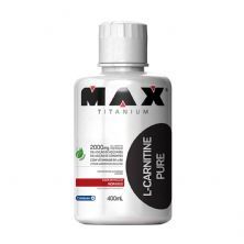 L-Carnitine Pure - 400ml Morango - Max Titanium