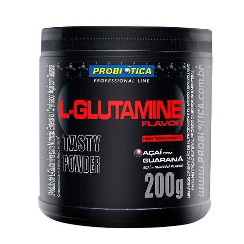 L-Glutamina 200 g - A�a� com Guaran� - Probi�tica