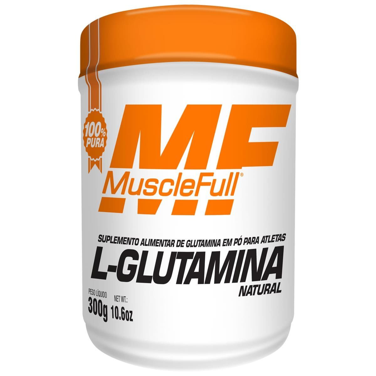 L-Glutamina - 300g Natural - MuscleFull*** Data Venc. 30/3/2023
