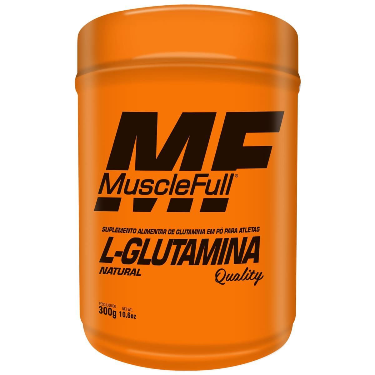 L-Glutamina Quality- 300g Natural - MuscleFull