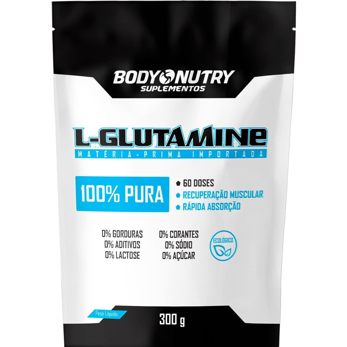 L-Glutamine - 300g Refil - Body Nutry