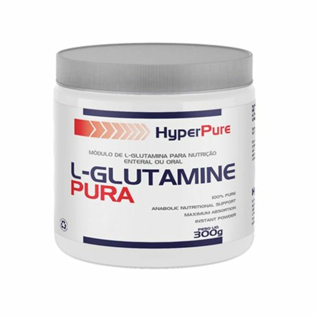 L-Glutamine Pura - 300g - HyperPure