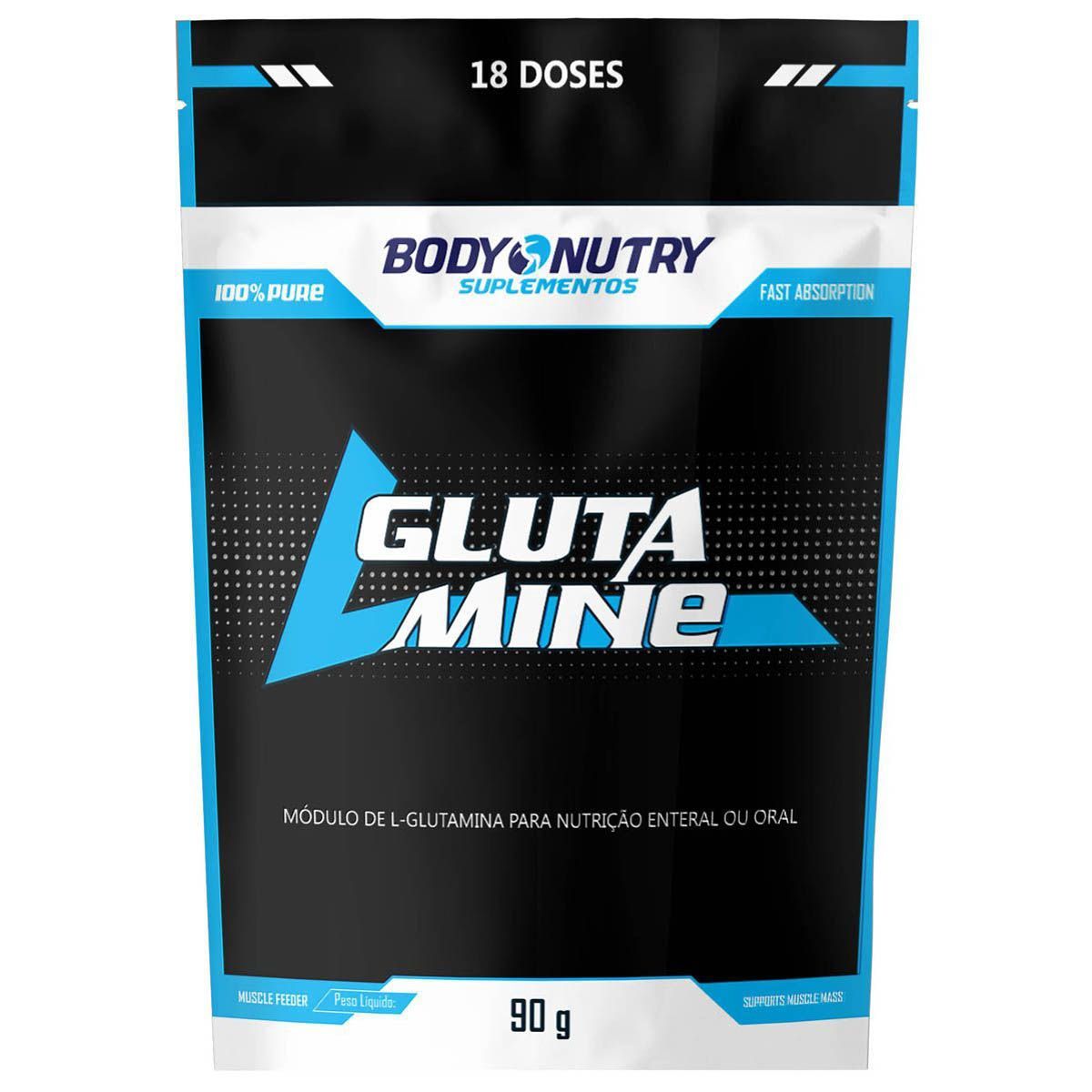 L-Glutamine - 90g Refil - Body Nutry*** EMPEDRADO *** Data Venc. 11/12/2021