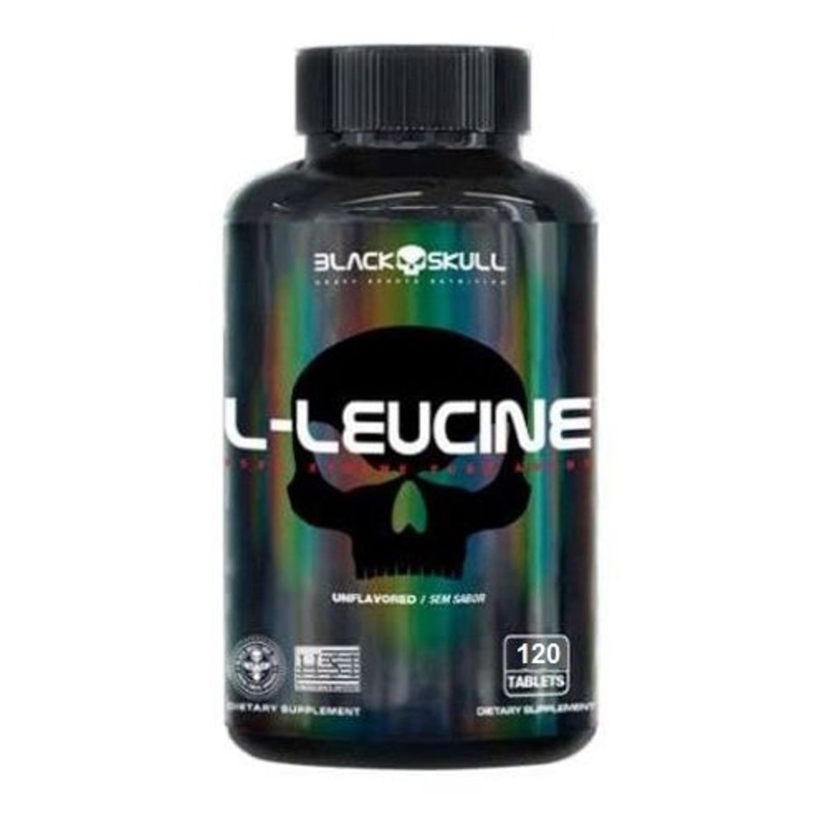 L-Leucine - 120 Tablets - Black Skull*** Data Venc. 28/02/2021