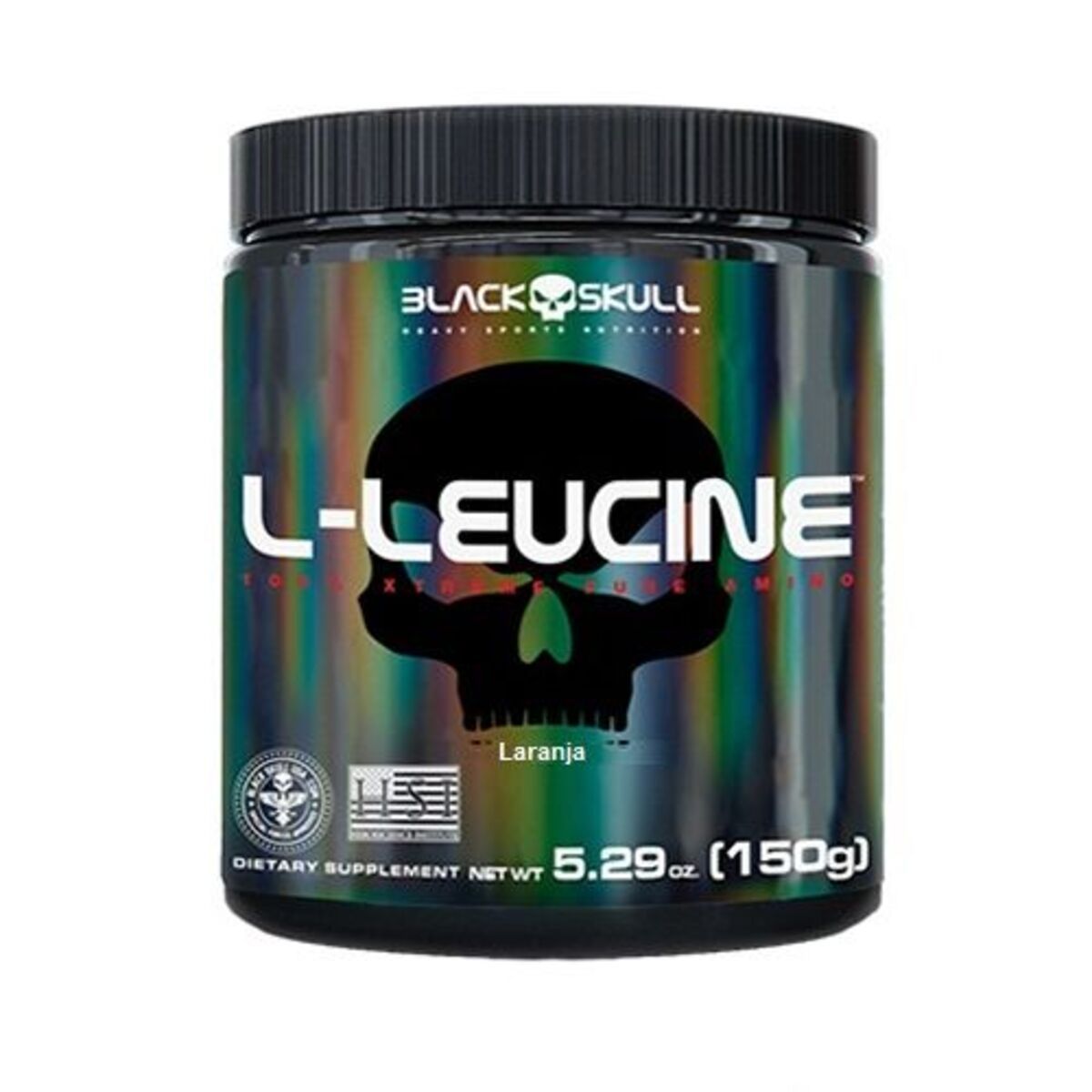 L-Leucine - 150g Laranja - Black Skull*** Data Venc. 28/02/2021