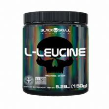 L-Leucine - 150g Sem sabore - Black Skull