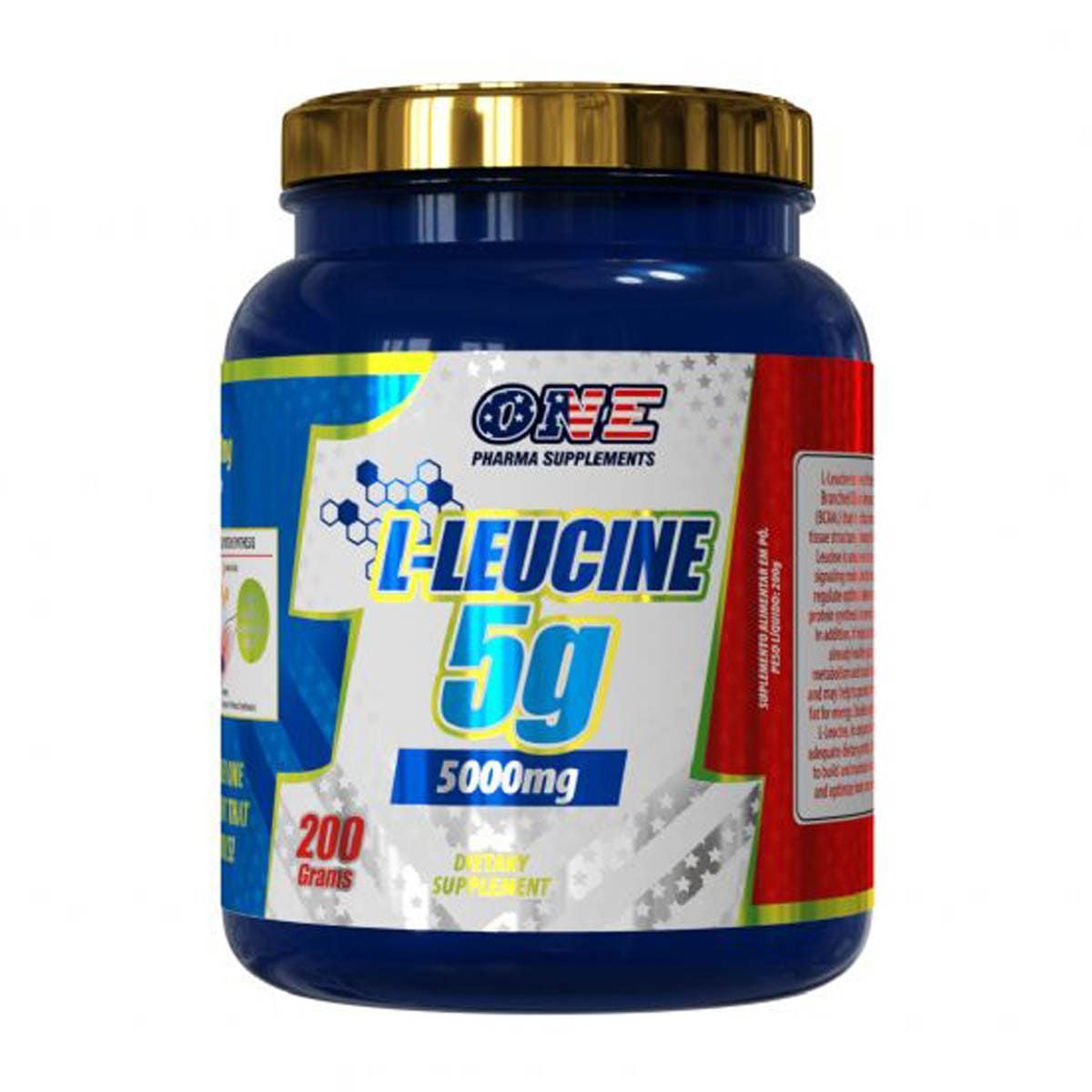 L- Leucine 5g - 200g Sem Sabor - One Pharma Supplements