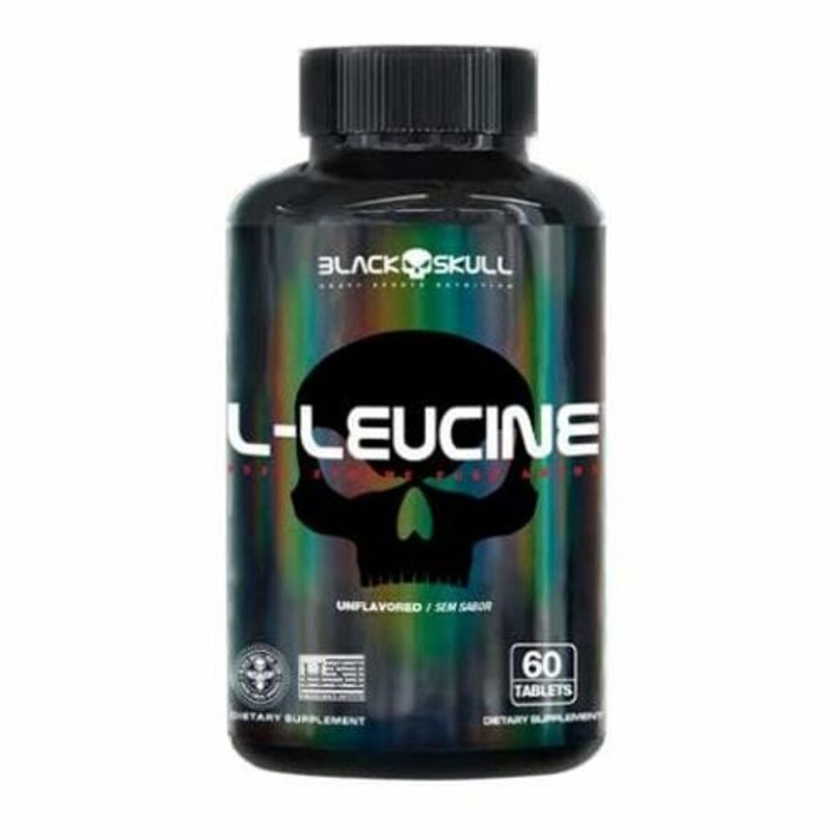 L-Leucine - 60 Tablets - Black Skull*** Data Venc. 28/02/2021