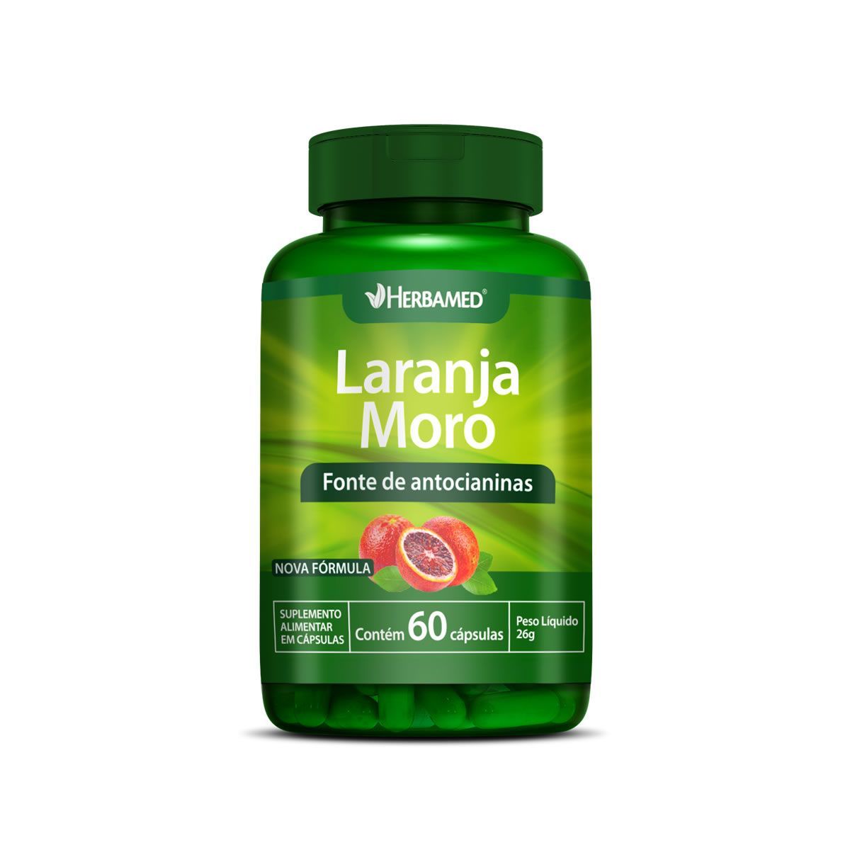 Laranja Moro - 500mg 60 C�psulas - Herbamed