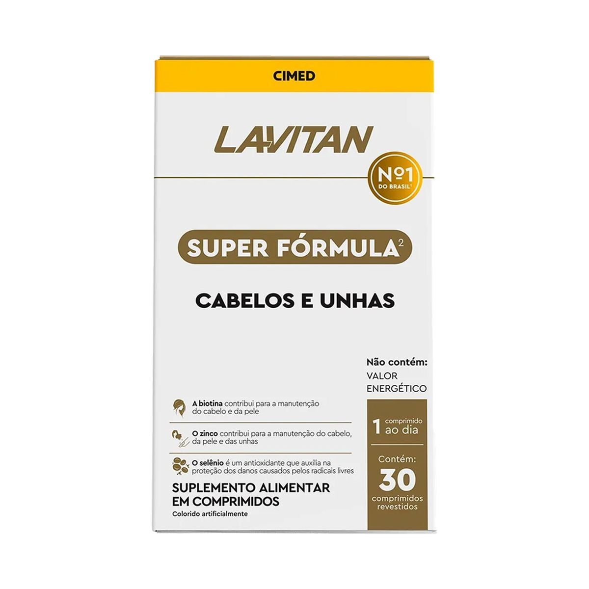 Lavitan Cabelos e Unhas - 30 Comprimidos - Lavitan