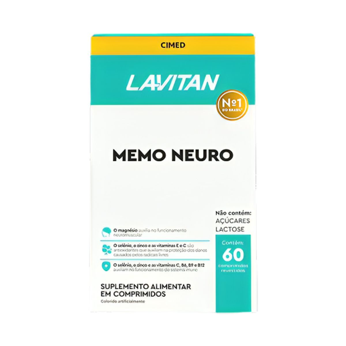 Lavitan Memo Neuro - 60 Comprimidos - Lavitan