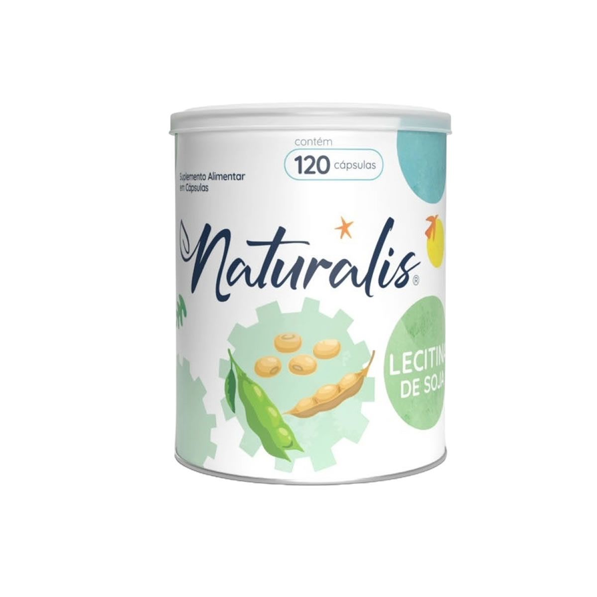 Lecitina de Soja - 120 C�psulas - Naturalis