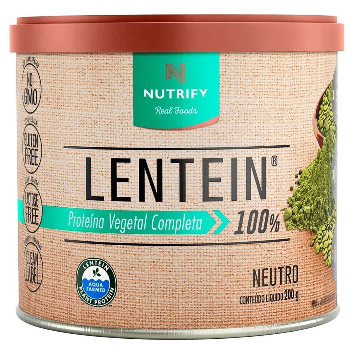 Lentein Prote�na Vegetal Completa - 200g Neutro - Nutrify