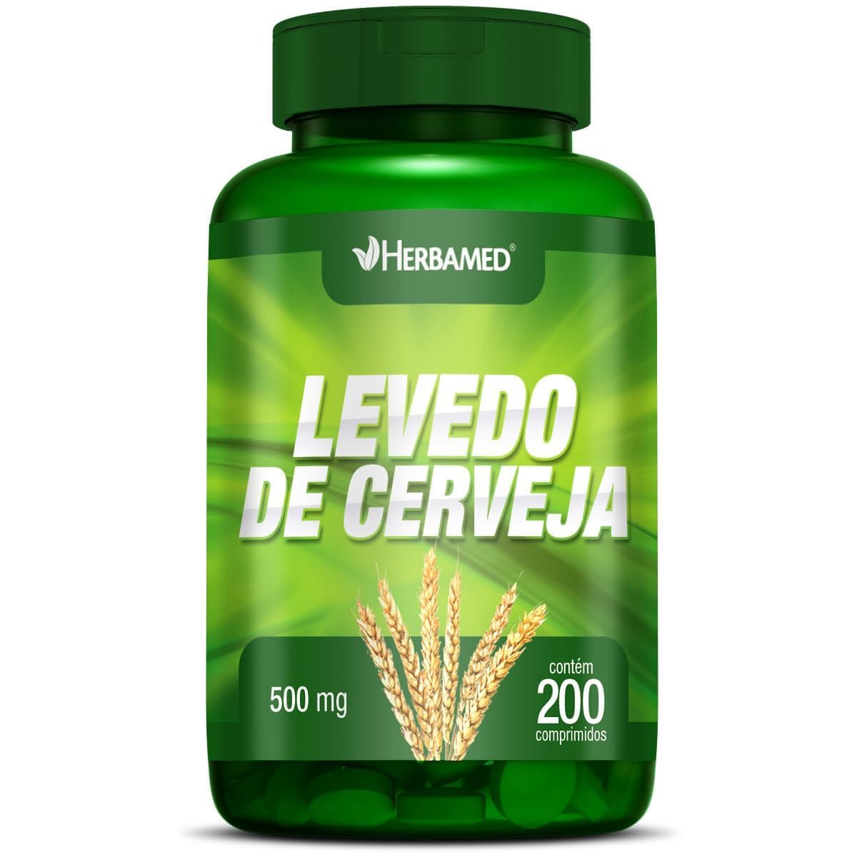 Levedo de Cerveja  - 200 Comprimidos - Herbamed