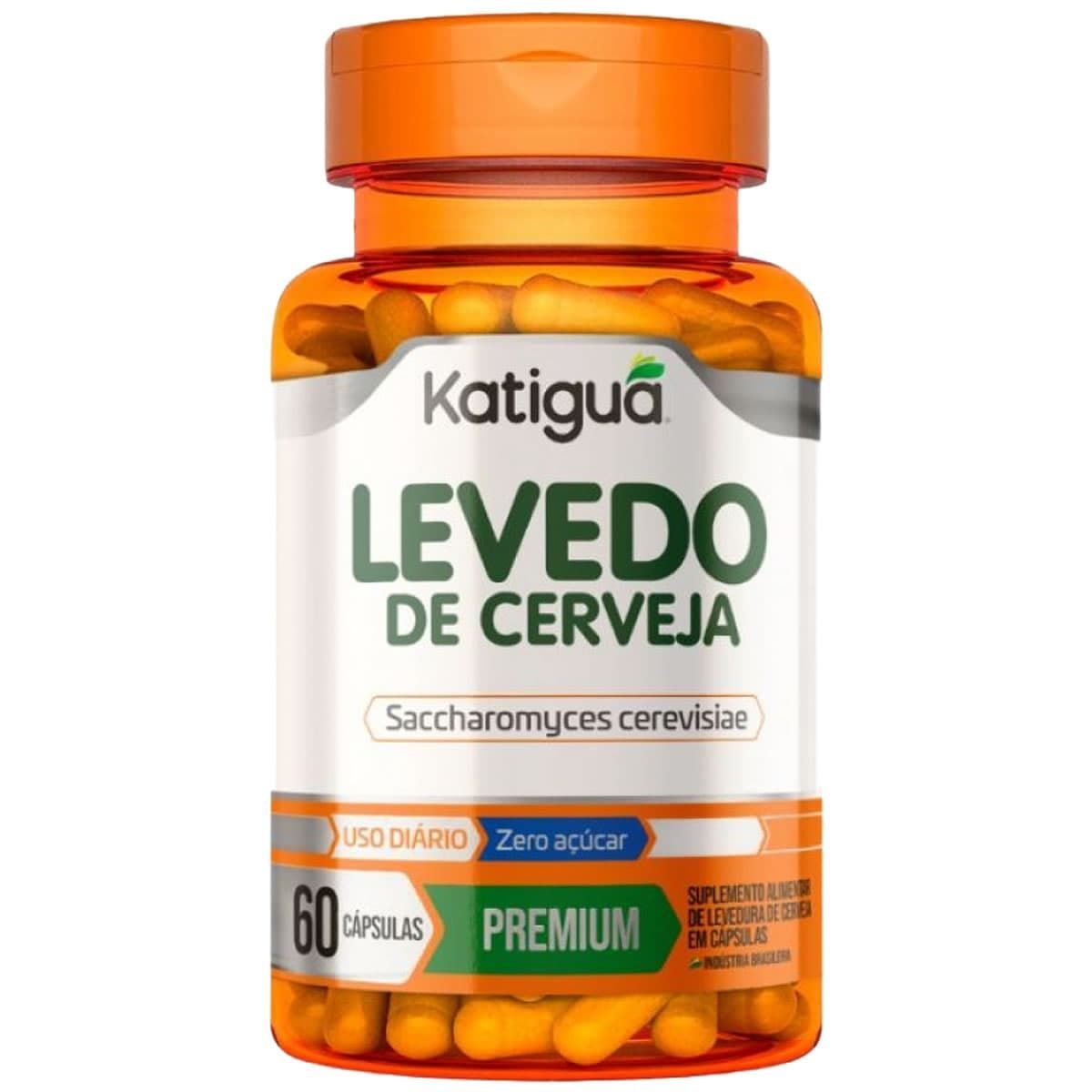 Levedo de Cerveja - 60 C�psulas - Katigu�*** Data Venc. 30/03/2024