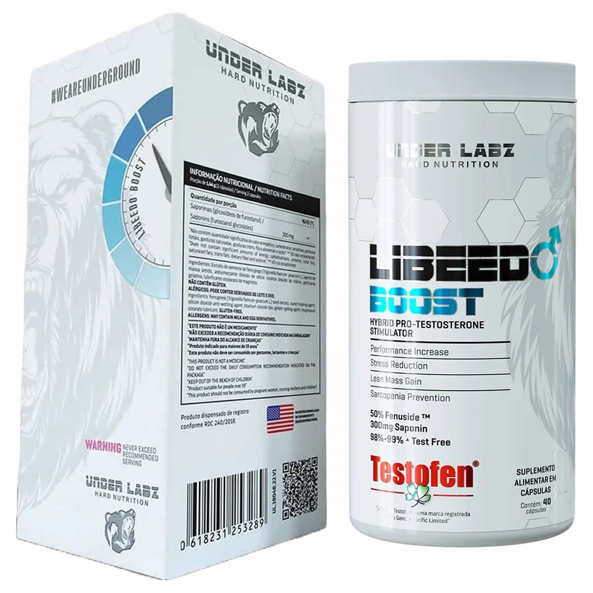 Libeedo Boost - 40 C�psulas - Under Labz