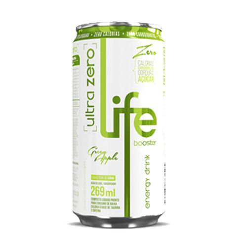 Life Booster Energy Drink Ultra Zero - Ma�� Verde - Life Booster - 269ml