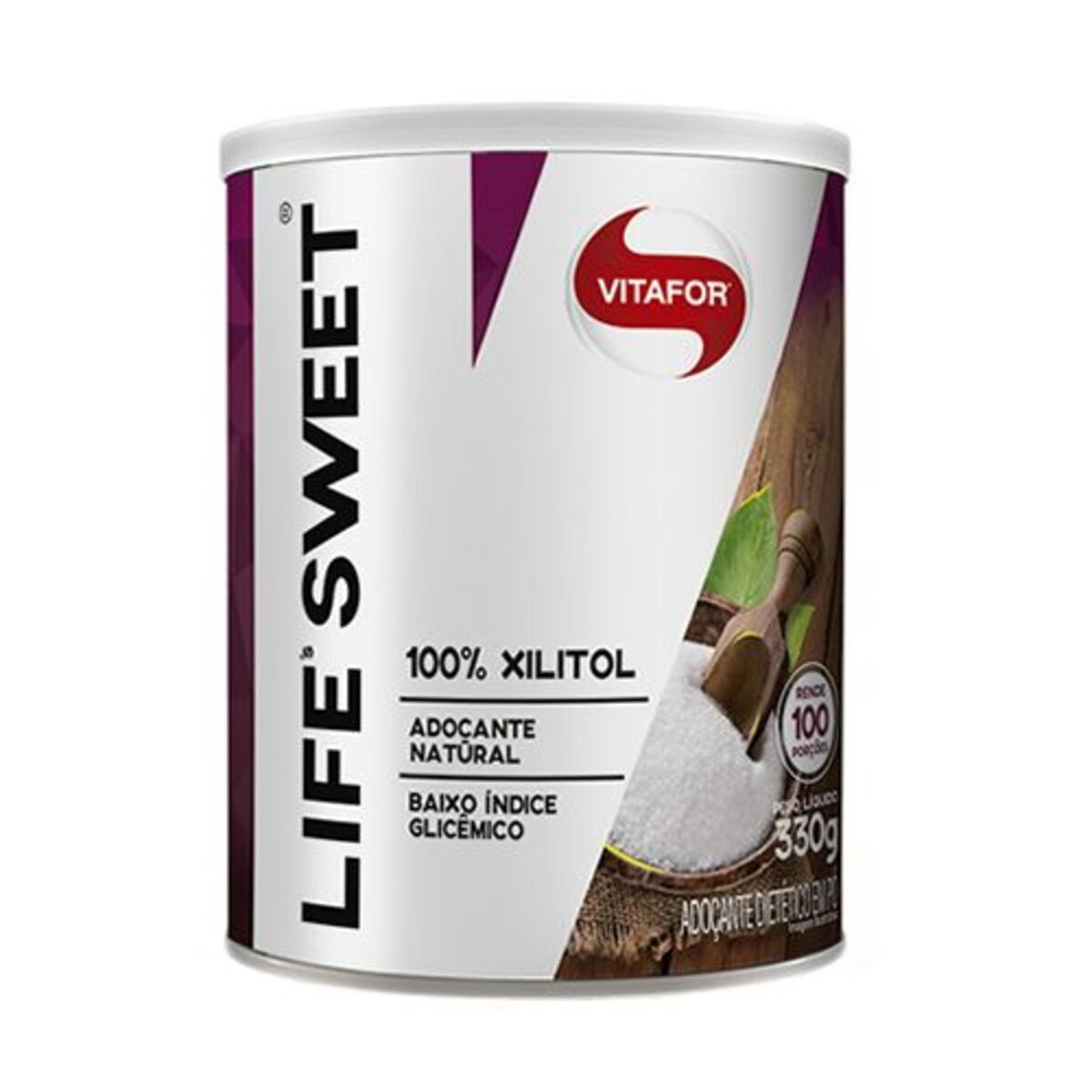Life�s Sweet Xilitol - 330g Ado�ante - Vitafor*** Data Venc. 31/10/2020