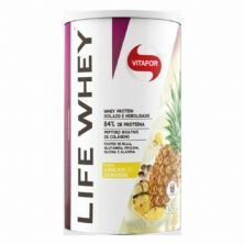 Life Whey Protein Isolado e Hidrolisado - 450g Abacaxi com Gengibre - Vitafor*** Data Venc. 30/08/2020