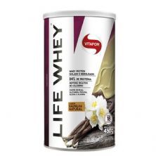 Life Whey Protein Isolado e Hidrolisado - 450g Baunilha Natural - Vitafor